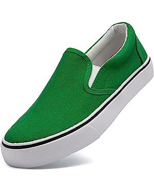 Low-Top Slip Ons Women's Fashion Sneakers Casual Canvas Sneakers for Women Comfortable Flats Brea... | Amazon (US)