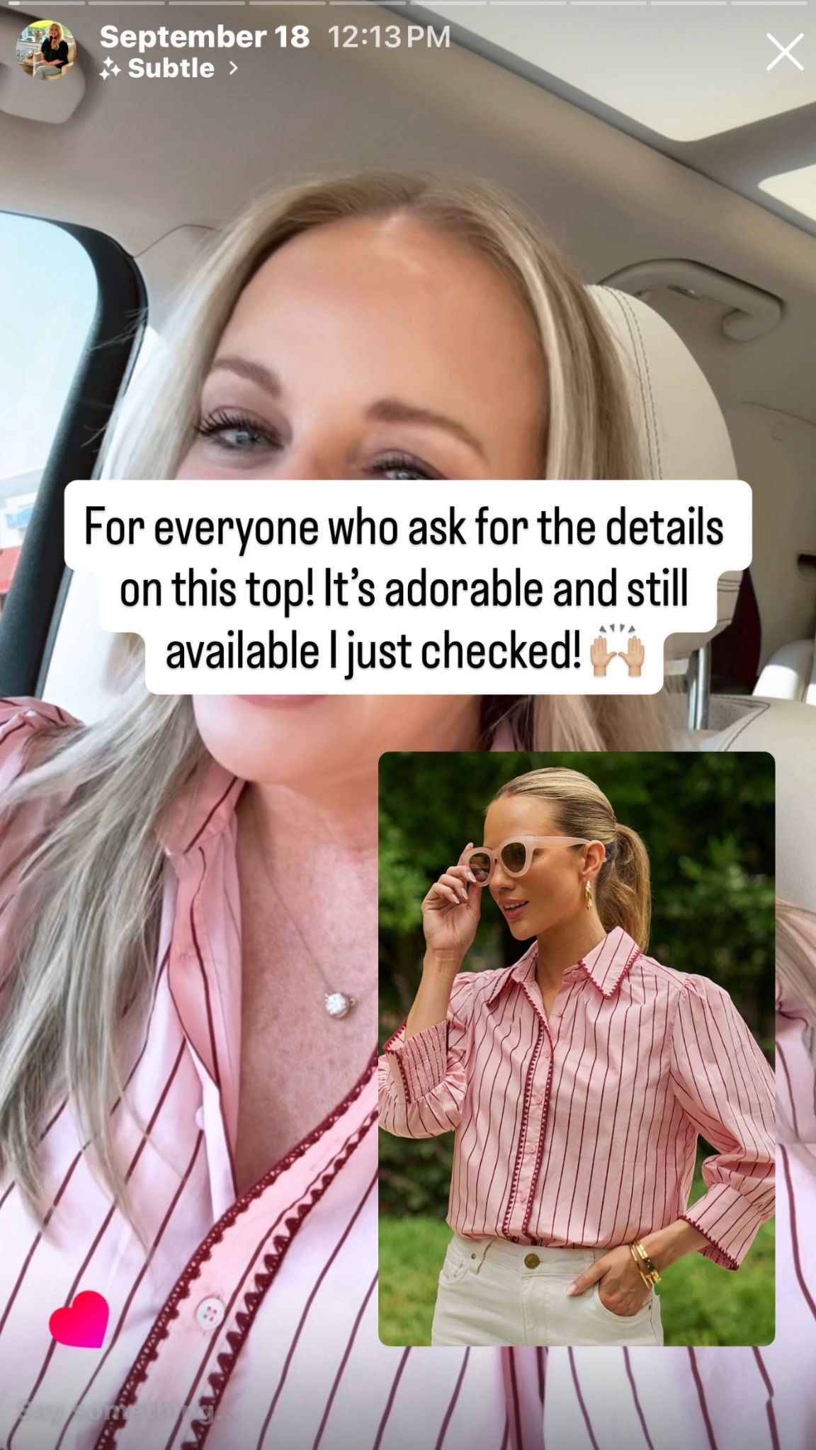 This top is adorable. It’s a great length to wear out or tuck in. To me it runs a tad bit big. If you are in between you can size down. I added the others I have ordered in the last few weeks! All of them are so good! 

#LTKStyleTip #LTKFallSale