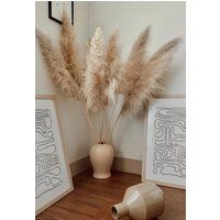 6 Extra Large Dried Pampas Grass 4Ft | Flowers For Interior Decoration Wedding Floral Decorations Ju | Etsy (US)