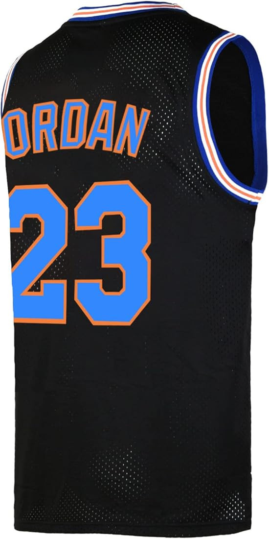 OTHERCRAZY Mens Basketball Jersey #23 Space Movie Jersey White/Black/Blue | Amazon (US)