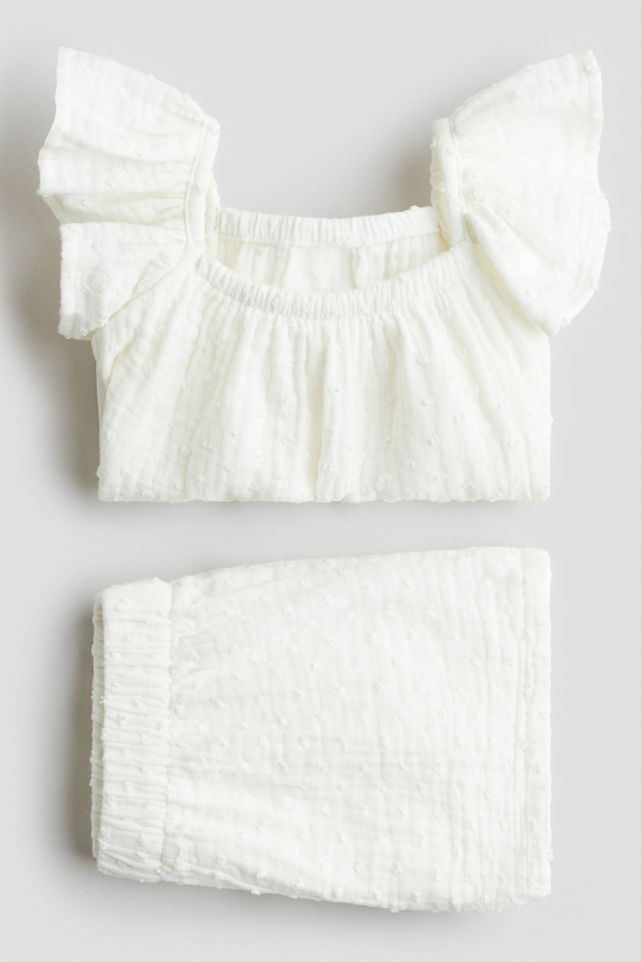 2-Piece Plumeti Muslin Set | H&M (US + CA)