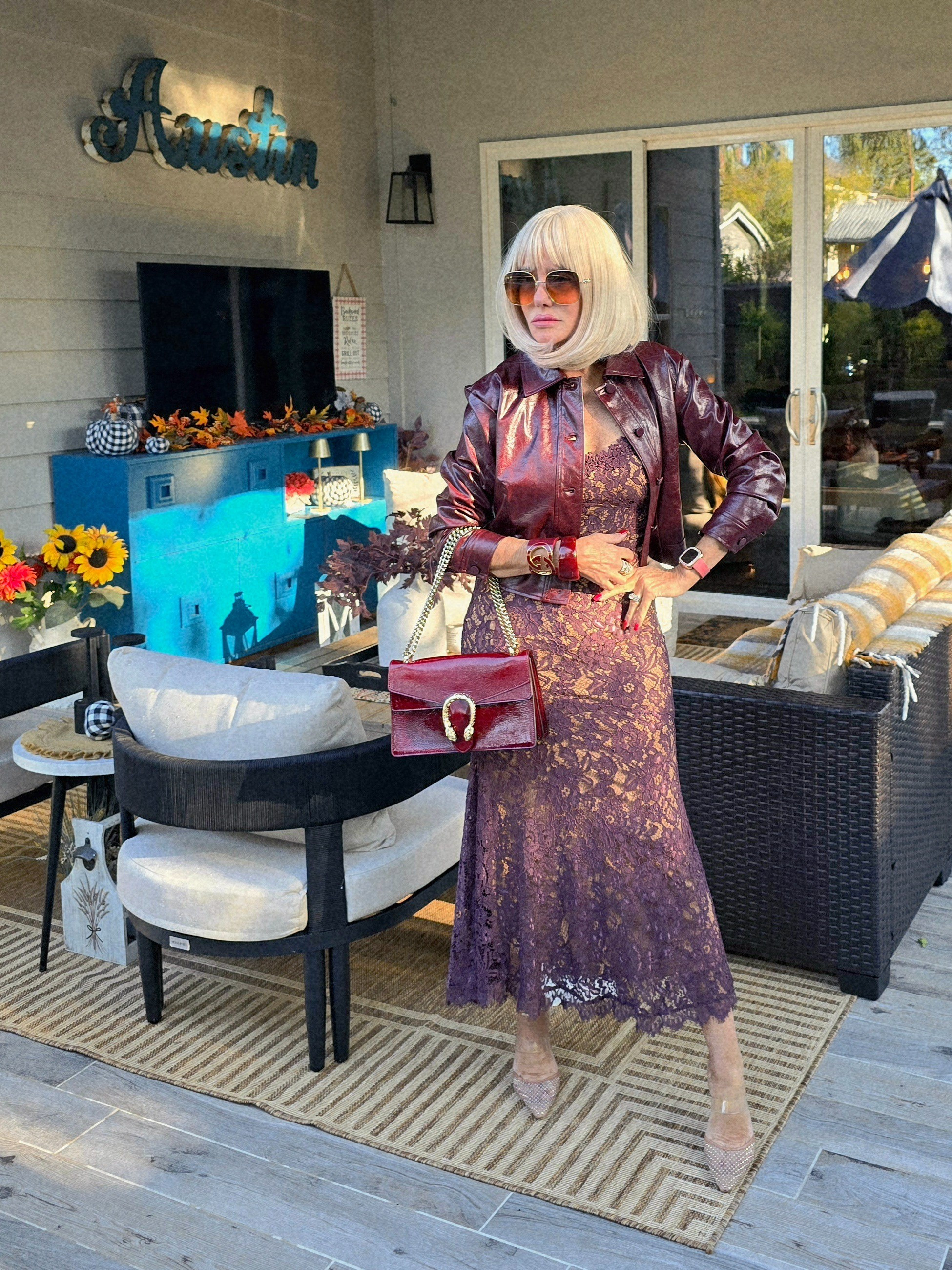 A little leather. A little lace.A little Gucci. Holiday Glam 

#LTKHoliday #LTKSeasonal #LTKStyleTip