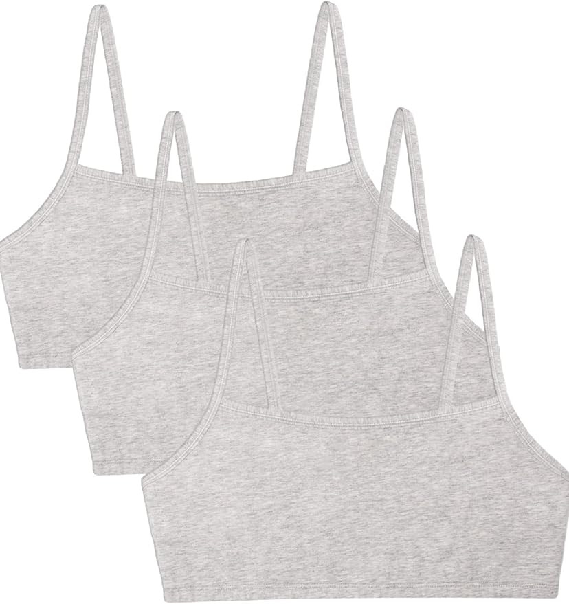 Fruit of the Loom Women's Spaghetti Strap Cotton Sports Bra - All-Day Comfort | Amazon (US)