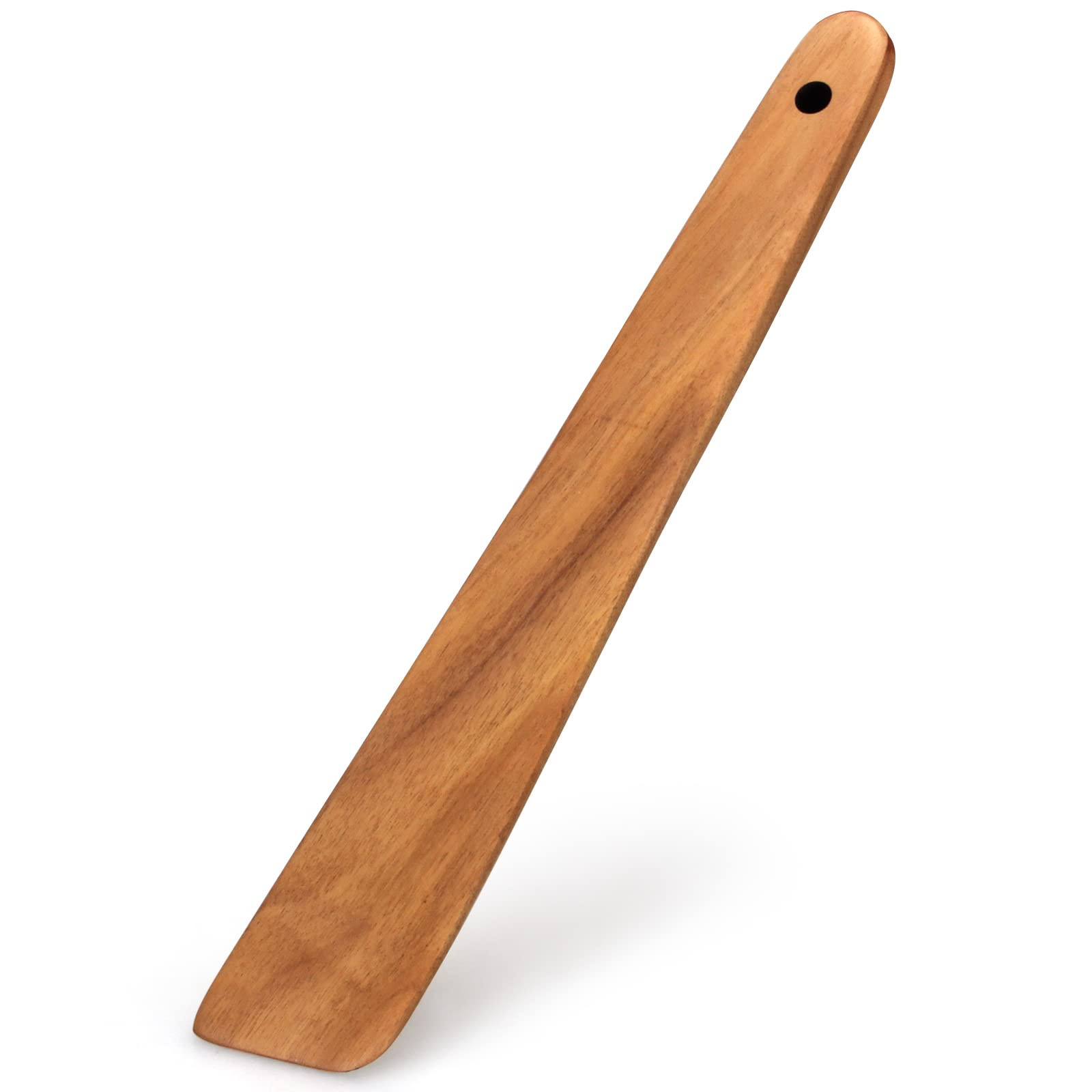 12 Inch Teak Wood Spatula for Cooking Non Toxic Kitchen Utensil Scraper Spurtle Kitchen Tools Fla... | Amazon (US)