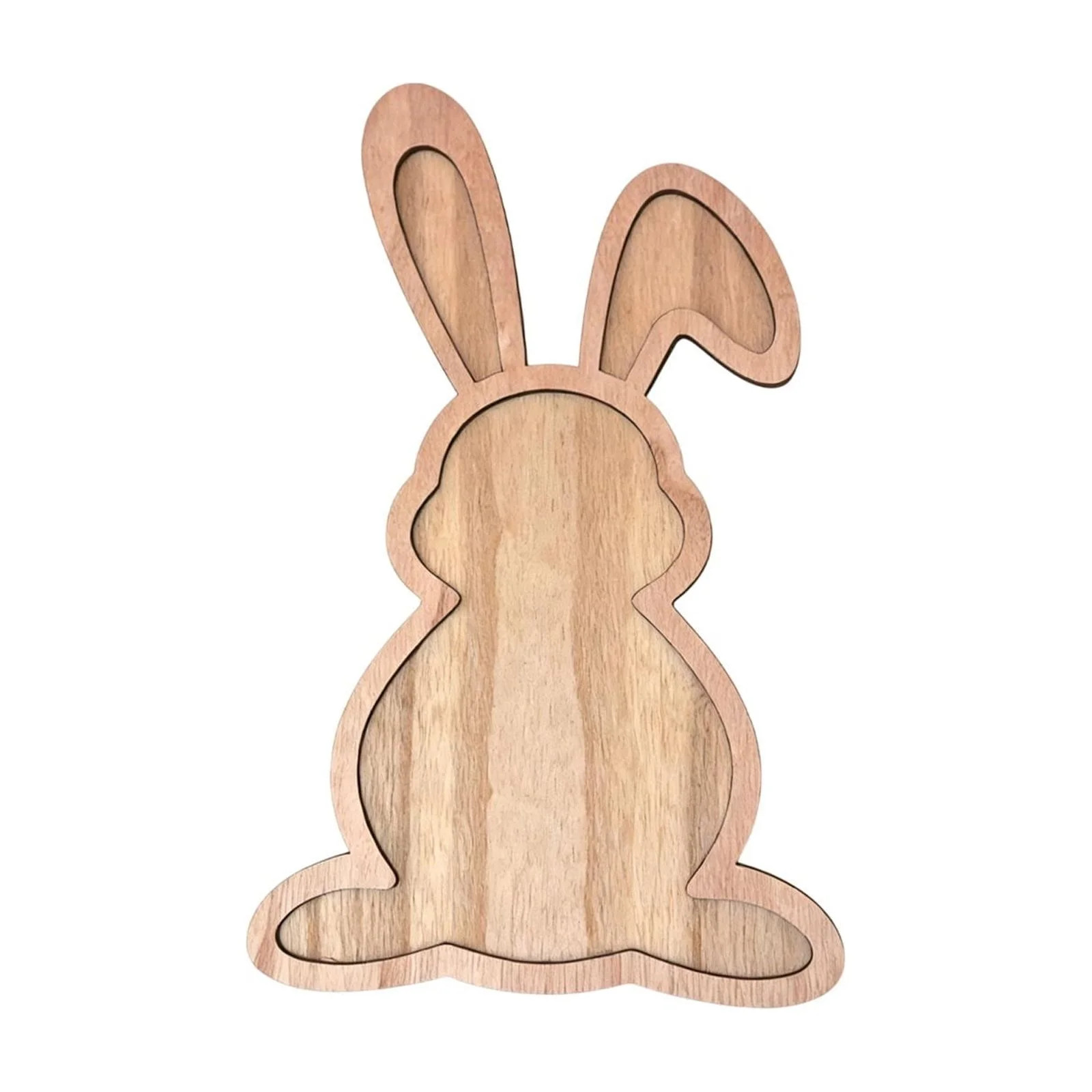 Easter Wooden Serving Plates, Bunny, Egg, Carrot Shape Charcuterie Boards, Spring Easter Wood Tra... | Walmart (US)