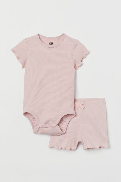Ribbed Cotton Set | H&M (US + CA)