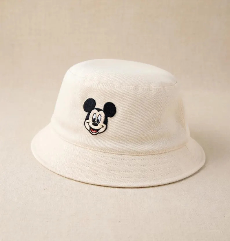 Mickey Friends Bucket Hat, Embroidered Cartoon Bucket Hat, Minnie Donald Daisy Goofy Pluto Hat, C... | Etsy (Global)