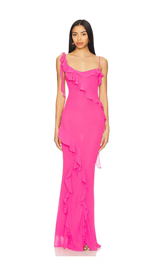 Teagan Gown in Pink | Revolve Clothing (Global)