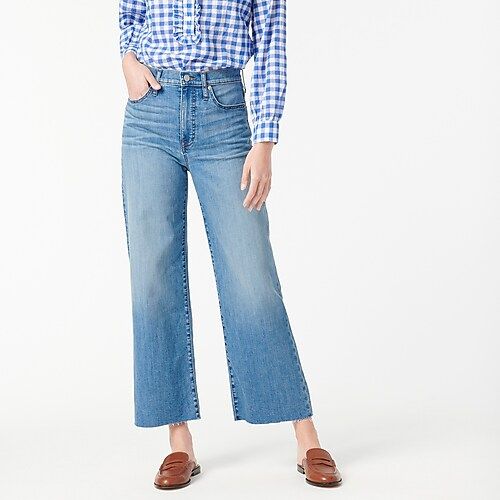 Slim wide-leg jean in French Blue wash | J.Crew US