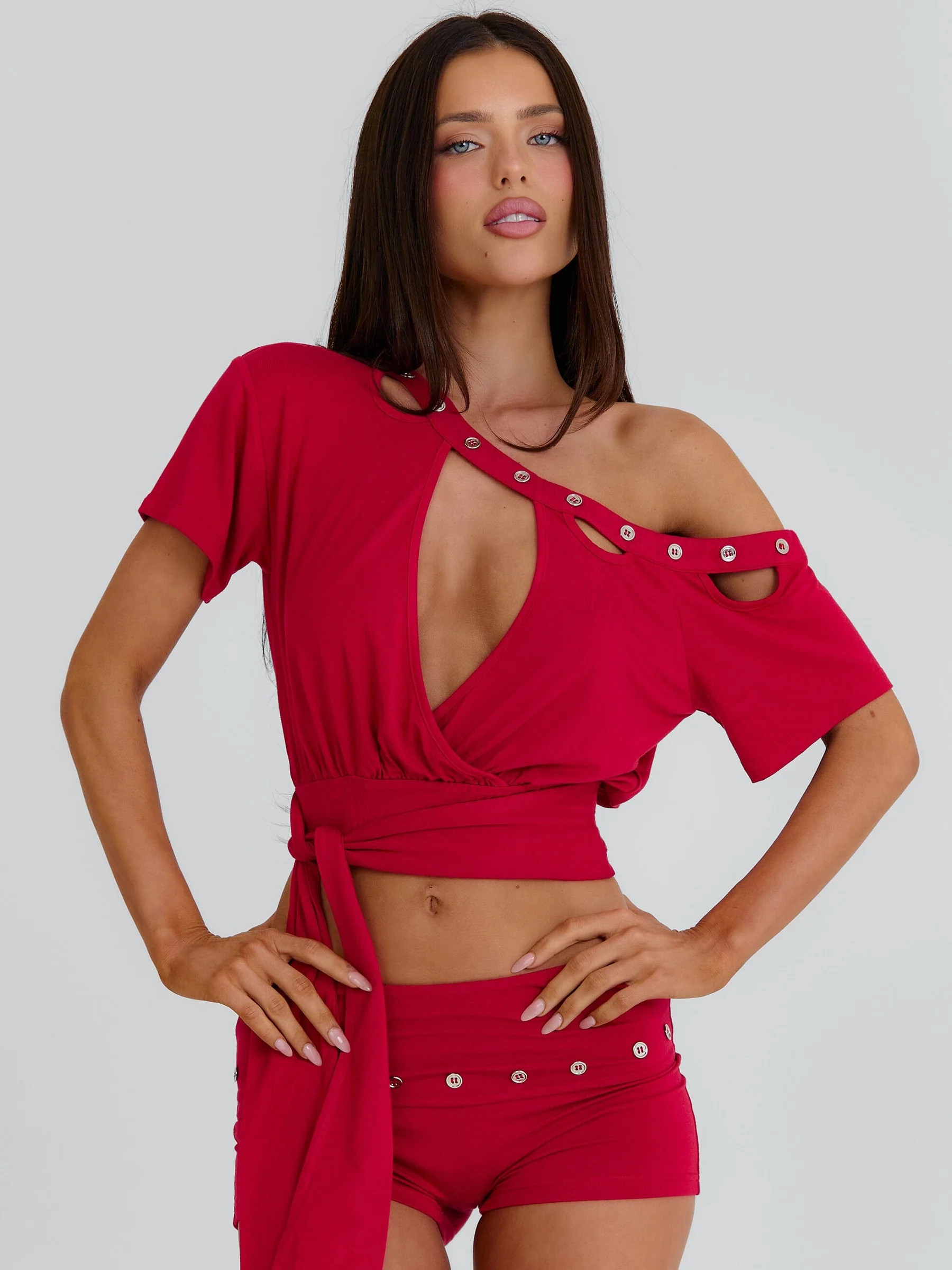 JANIYA CROP TOP RED | Outcast (US & UK)