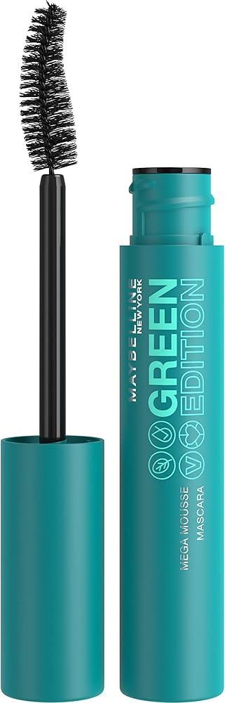 Maybelline Green Edition Mega Mousse Mascara Makeup, Smooth Buildable and Lightweight Volume, For... | Amazon (US)