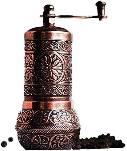 Bazaar Anatolia Pepper Grinder, Spice Grinder, Pepper Mill, Turkish Grinder (4.2" Antique Copper) | Amazon (US)