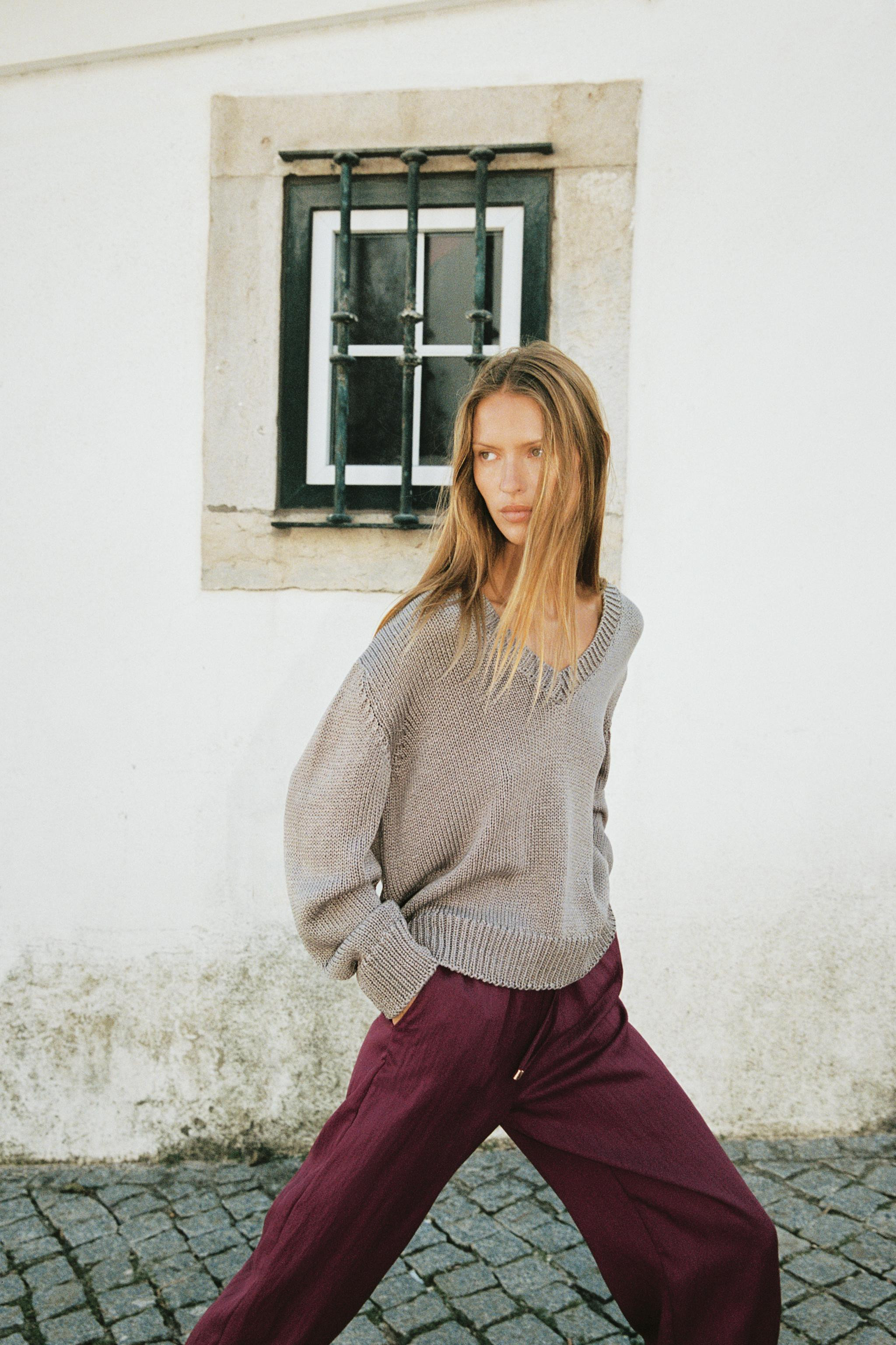 ELASTIC WAIST PANTS | Zara US
