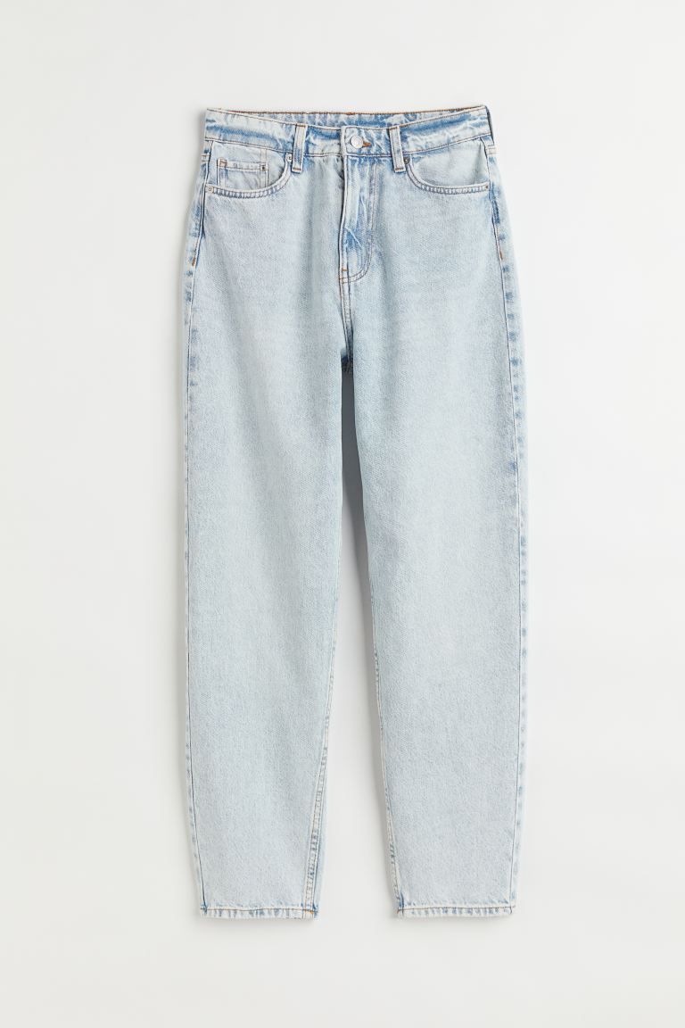 New Arrival5-pocket, ankle-length jeans in sturdy cotton denim with an extra-high waist and zip f... | H&M (UK, MY, IN, SG, PH, TW, HK)