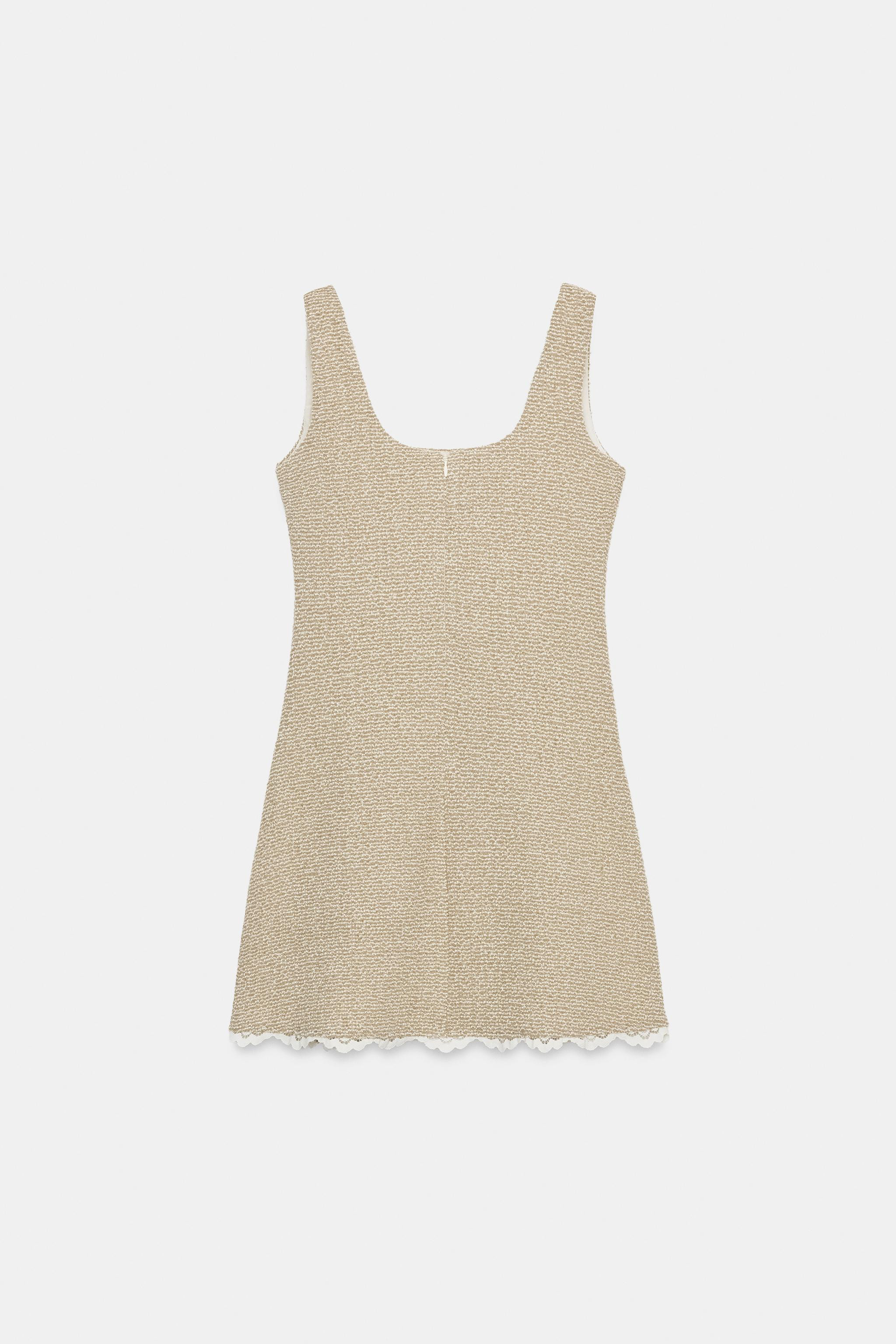 SHORT TEXTURED DRESS | Zara Canada