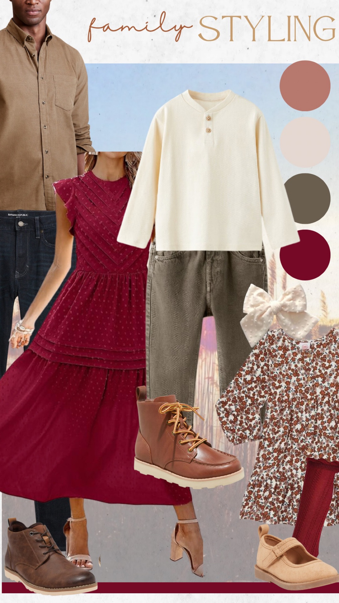 Family photo styling // family of four 

#LTKkids #LTKfamily #LTKSeasonal