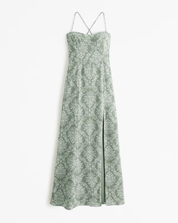 Women's The A&F Camille Tie-Back Gown | Women's Best Dressed Guest Collection | Abercrombie.com | Abercrombie & Fitch (US)