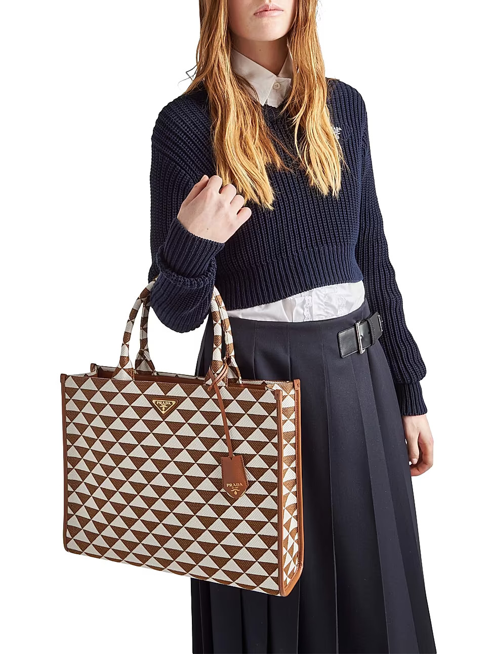 Large Symbole Embroidered Fabric Handbag | Saks Fifth Avenue