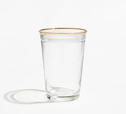 Etched Gold Rim Tumblers - Set of 4 | Pottery Barn (US)