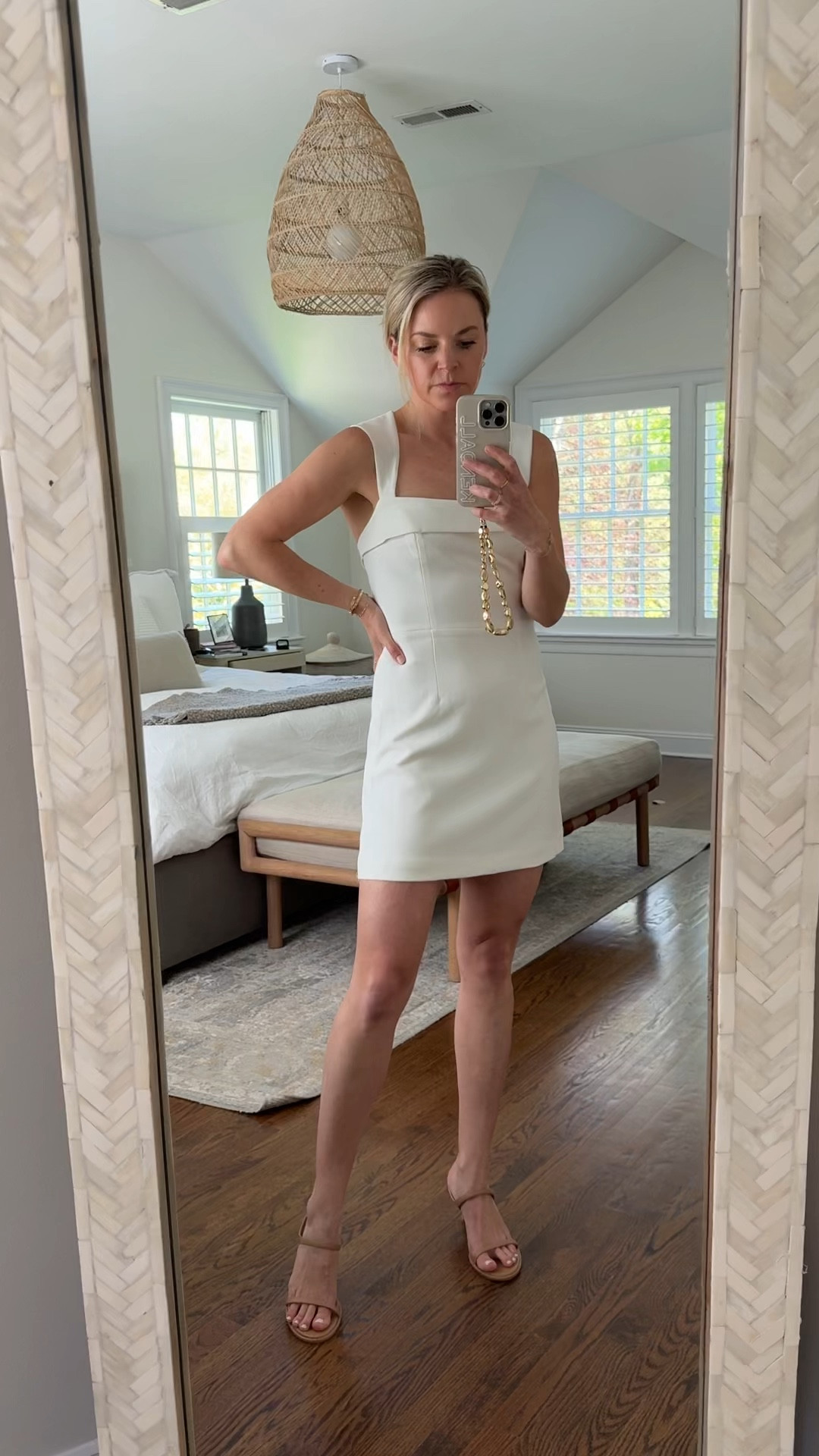 Little white dress is 25% off with code FAM25. Great option for any brides. I’m 5’5 wearing a 4 
