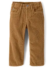 Baby And Toddler Boys Corduroy Straight Pants - brown | The Children's Place