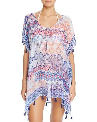 Surf Gypsy Grecian Tassel Tunic Swim Cover-Up | Bloomingdale's (US)