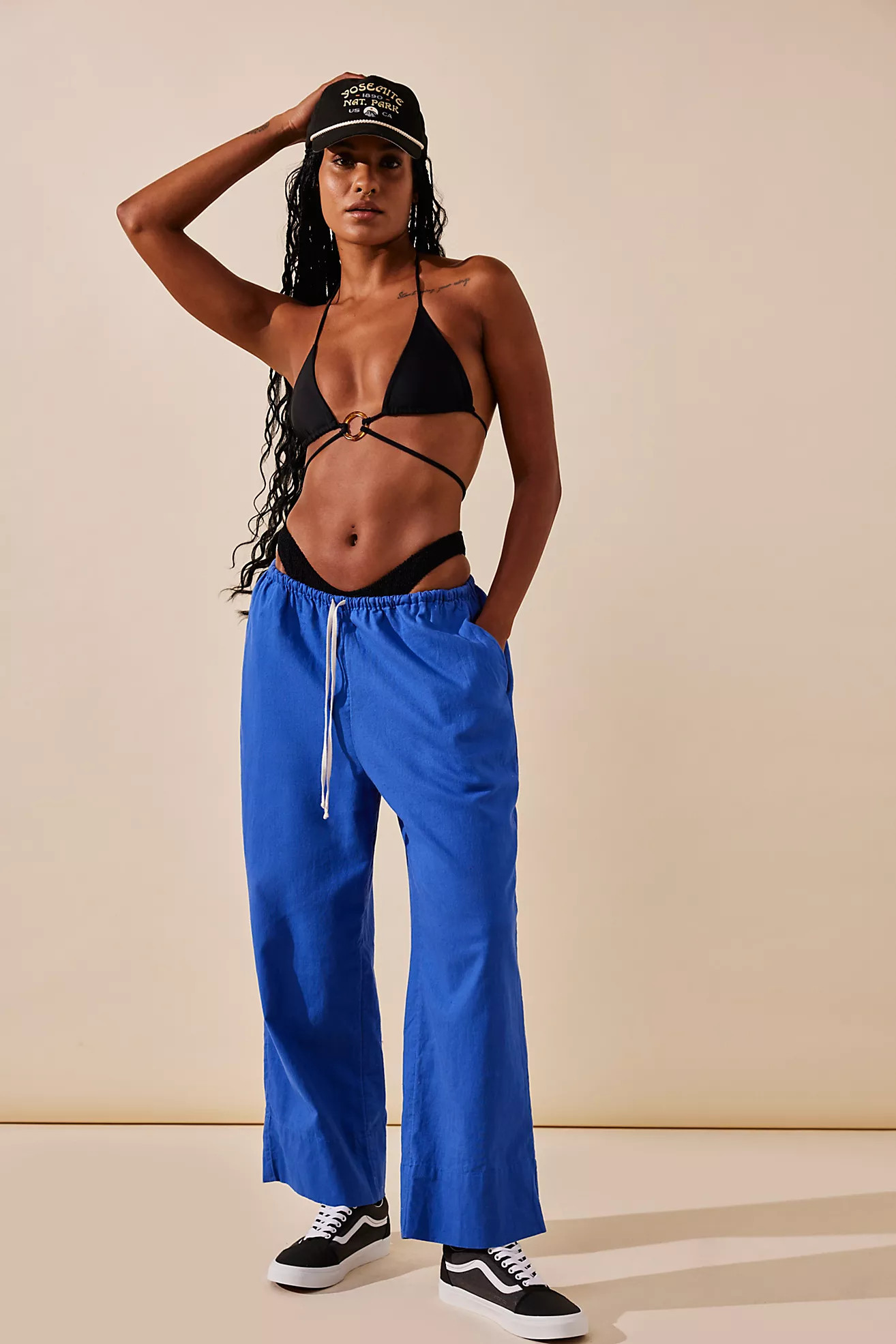 Livin' In It Cotton-Linen Pants | Free People (Global - UK&FR Excluded)