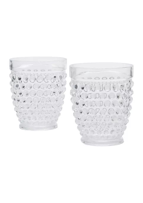 Set of 2 Raised Dots Drinking Glasses | Belk