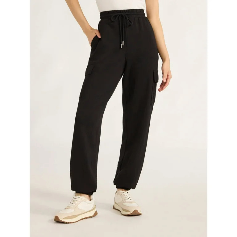 Scoop Women’s and Women's Plus Ultimate ScubaKnit Cargo Joggers, Sizes XS-4X | Walmart (US)