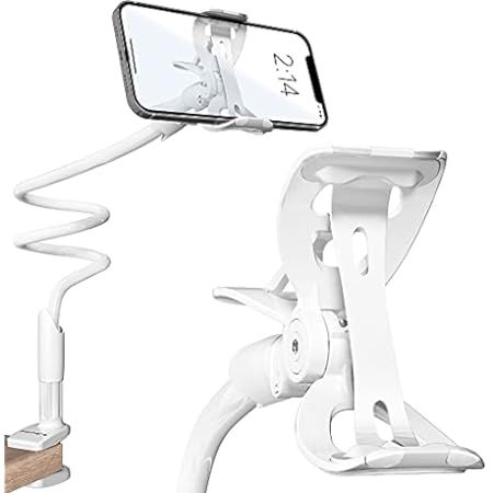 Phone Holder Bed Gooseneck Mount - Lamicall Cell Phone Clamp Clip for Desk, Flexible Lazy Long Arm H | Amazon (US)