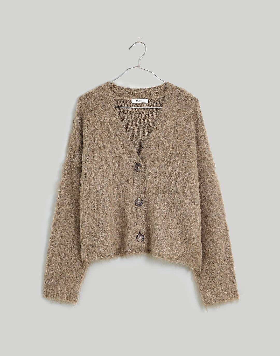 Brushed V-Neck Cardigan Sweater | Madewell