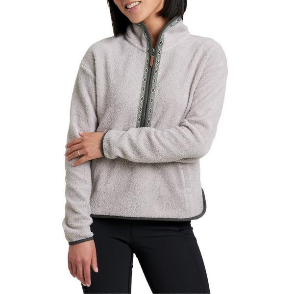 Women's Kuhl Hygge 1/2 Zip Pullover Medium Natural | Scheels Sports