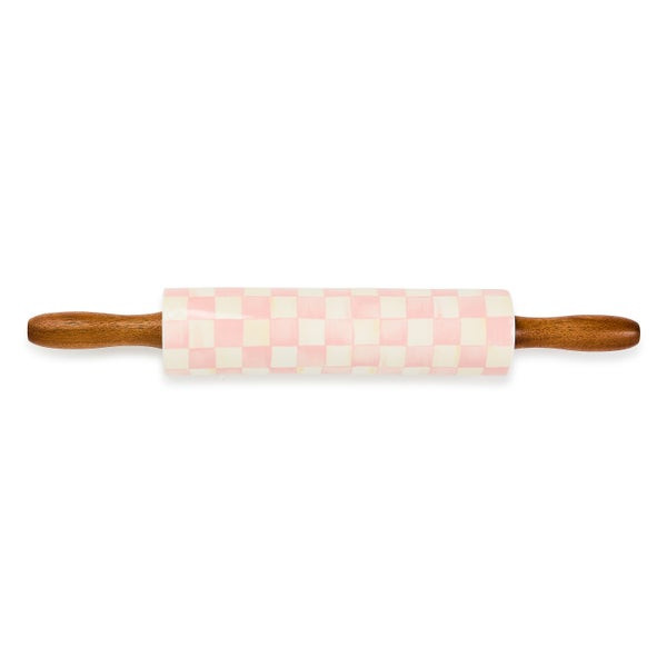 MacKenzie-Childs Rosy Check Rolling Pin | MacKenzie-Childs