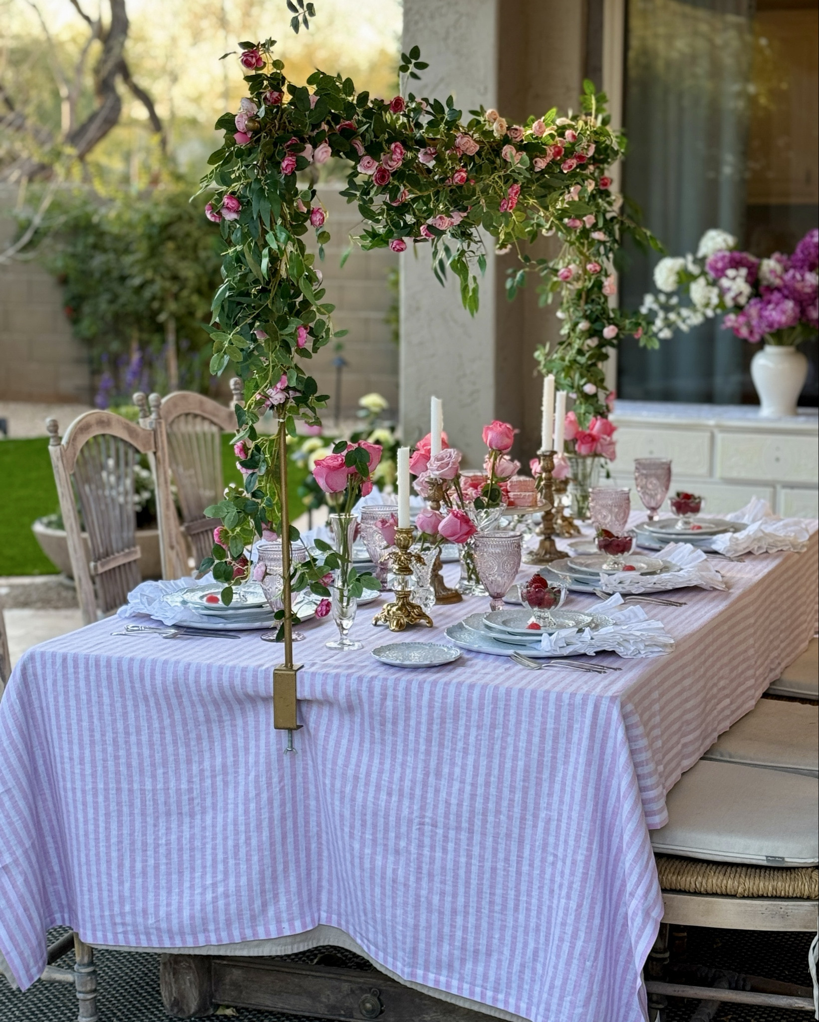 “All about Pink and Florals” tablescape. Lot of pinks, stripes, and plenty of florals🩷🌸

Exact and similar items tagged below.

#LTKParties #LTKHome #LTKFindsUnder100