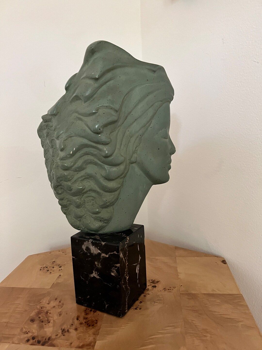 RARE PEGGY MACH Bust Resin Sculpture on Marble Base 1971 Signed, Athena Calderone, Mid Century | Etsy (US)