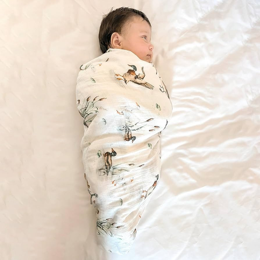 LifeTree Muslin Swaddle Blankets Neutral, Baby Swaddling Wrap Nursery Receiving Blanket for Boys ... | Amazon (US)