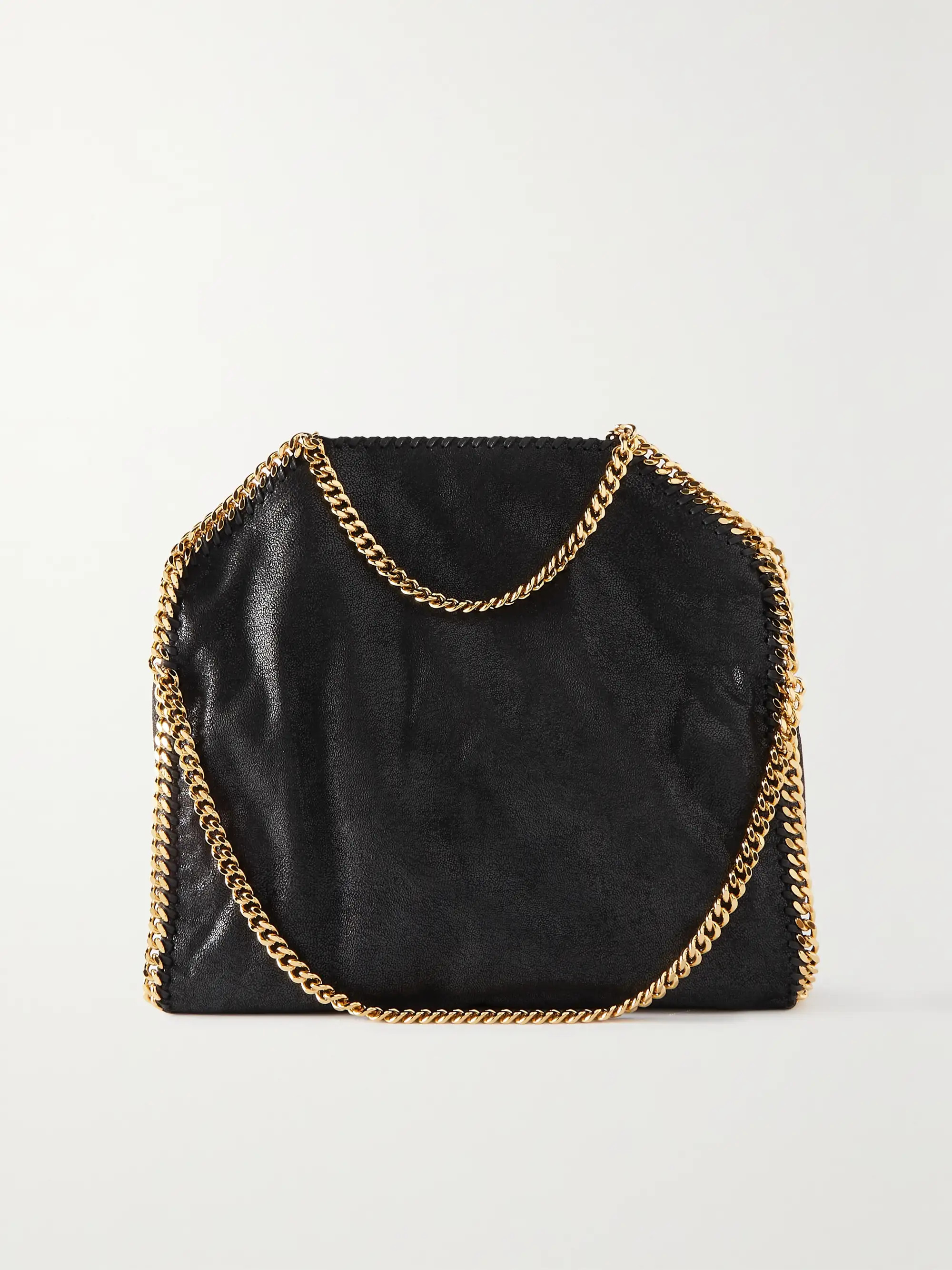 The Falabella medium vegetarian brushed-leather shoulder bag | NET-A-PORTER (UK & EU)