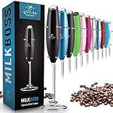 Zulay Original Milk Frother Handheld Foam Maker for Lattes - Whisk Drink Mixer for Bulletproof® Coff | Amazon (US)