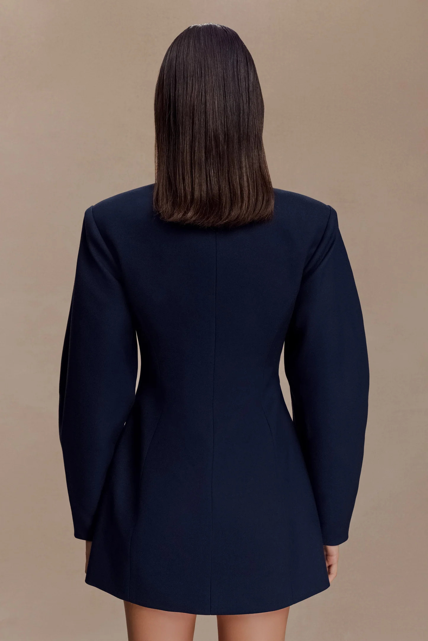 Blazer Mini Dress - Navy | MESHKI US