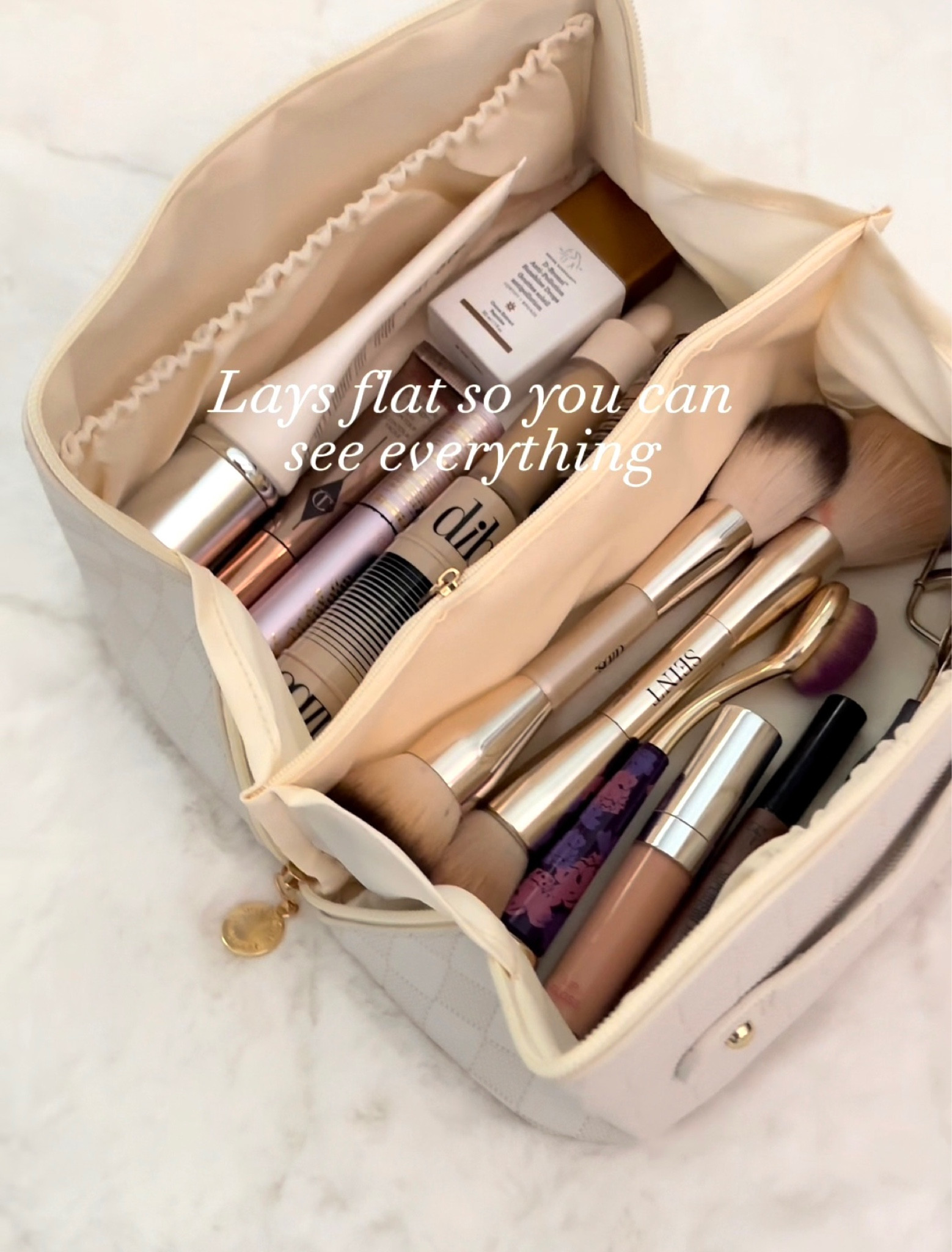 Cosmetic bag must have for traveling! Lays flat , durable and so cute!! 

#LTKbeauty #LTKtravel #LTKitbag