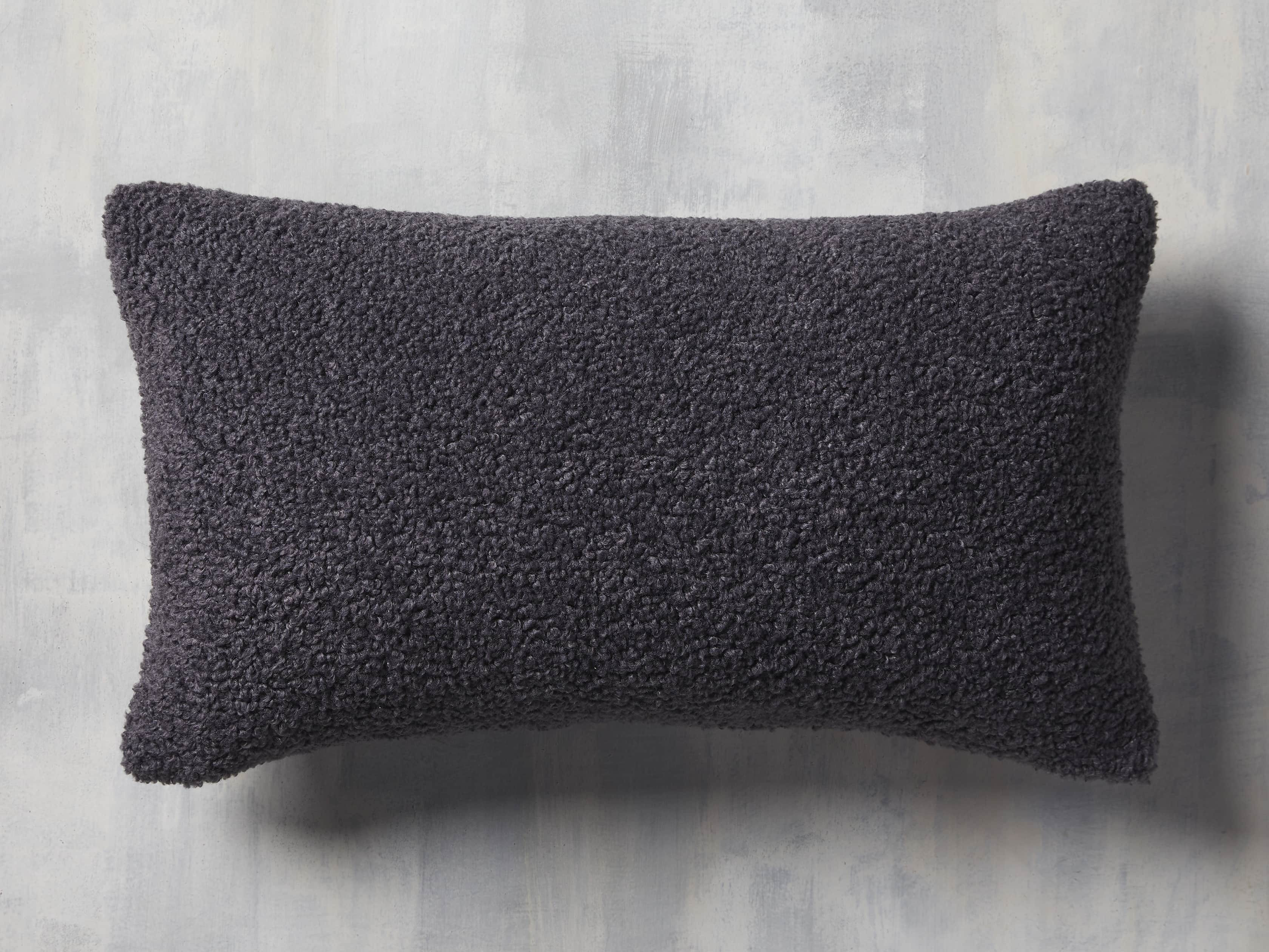 Faux Sherpa Lumbar Pillow Cover | Arhaus