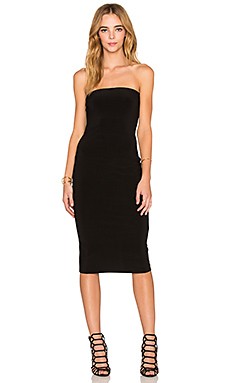 Norma Kamali Strapless Dress in Black from Revolve.com | Revolve Clothing (Global)