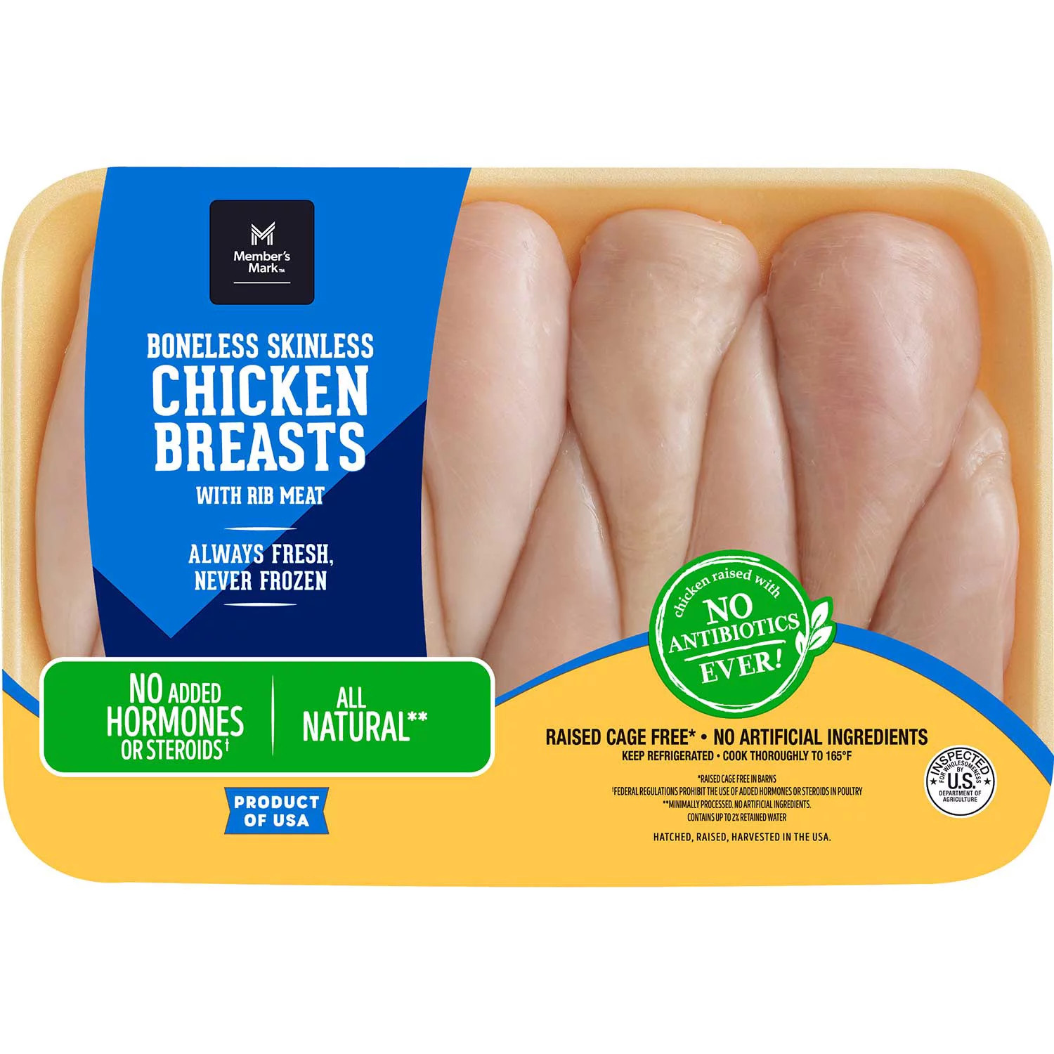 Member's Mark Boneless Skinless Chicken Breasts (priced per pound) | Sam's Club