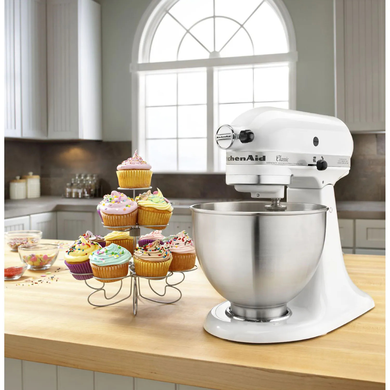 KitchenAid White 4.5-Quart Classic Series Stand Mixer | Bed Bath & Beyond