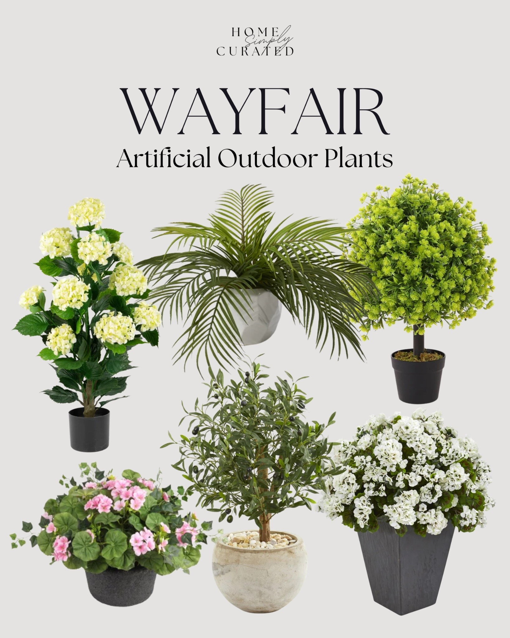 Wayfair artificial plants for your backyard patio or front porch! 

artificial plants, outdoor plants, wayfair, topiary boxwood, backyard patio, home exterior, front porch, wayfair finds

#LTKHome #LTKSaleAlert #LTKSummerEdit
