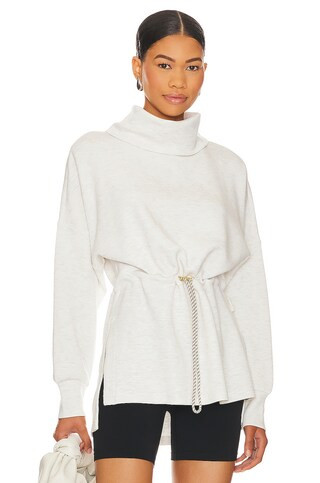 Varley Freya Sweatshirt in Ivory Marl from Revolve.com | Revolve Clothing (Global)
