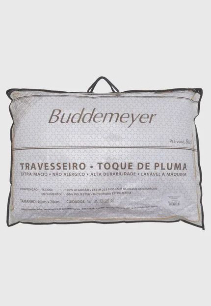 Travesseiro Buddemeyer Toque de Pluma 233 Fios Branco | Dafiti (BR)