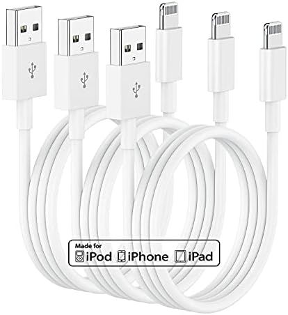 3Pack 10ft iPhone Charger Long, [Apple MFi Certified] Apple Charger Cord,10 Feet Original Lightni... | Amazon (US)