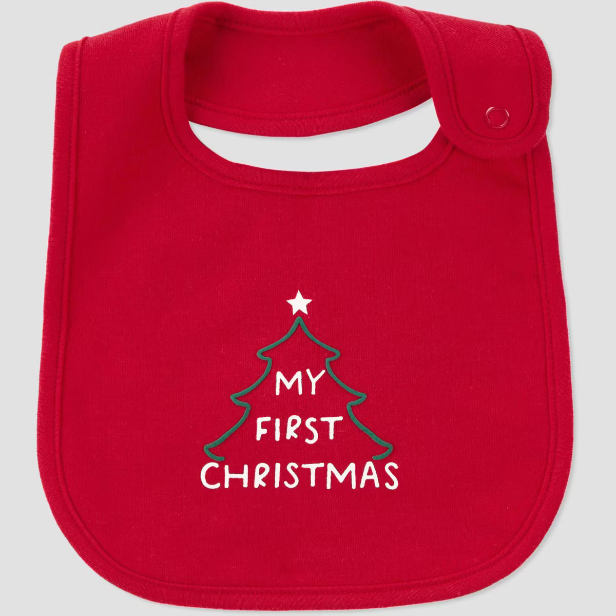 Carter's Just One You®️ Baby My First Christmas Bib - Red | Target