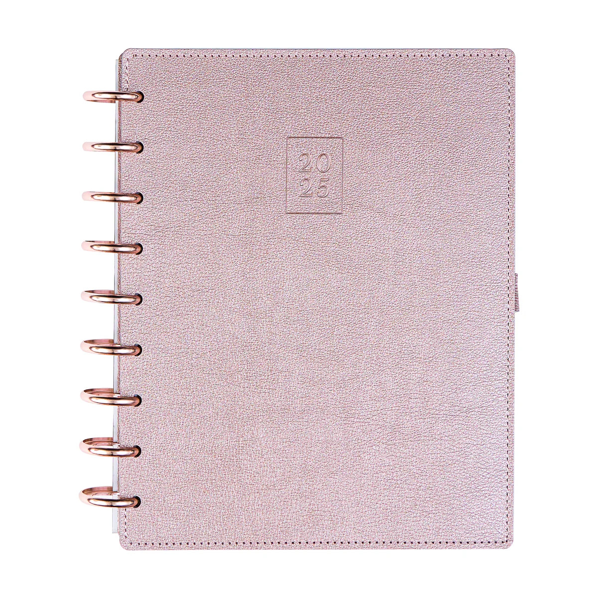 2025 Work + Life Rose Gold Planner - Classic Hourly Layout - 12 Months | Happy Planner
